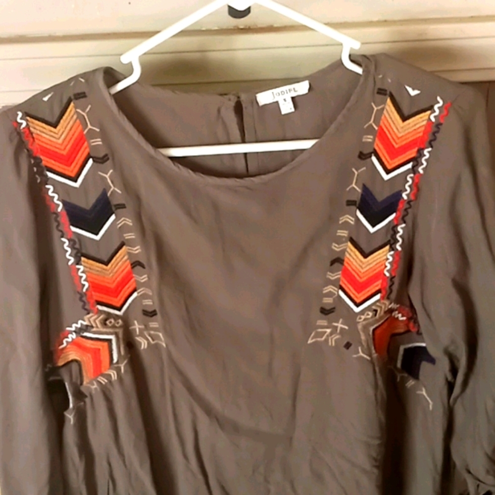 5 for $25,Jodifil silk top size small boho